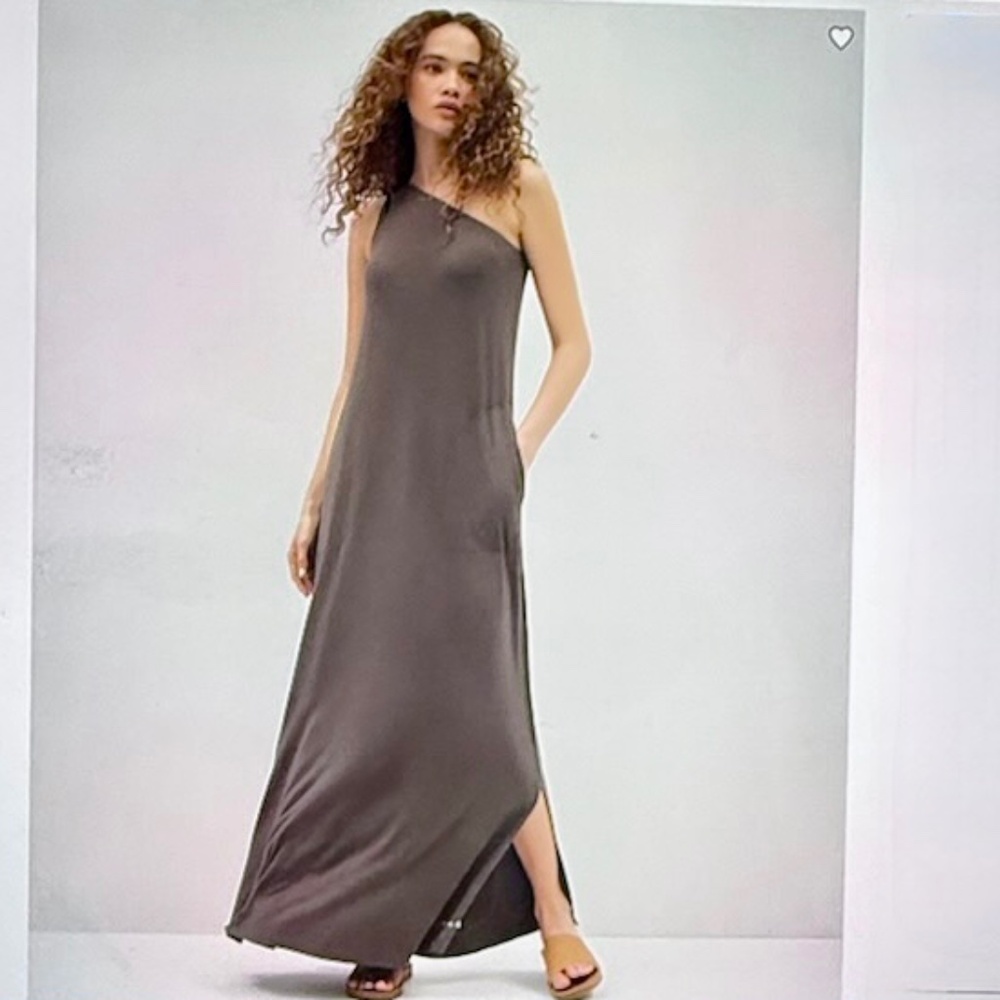 SOMA SOFT JERSEY One-Shoulder Maxi Bra Dress.  NWT * XL*